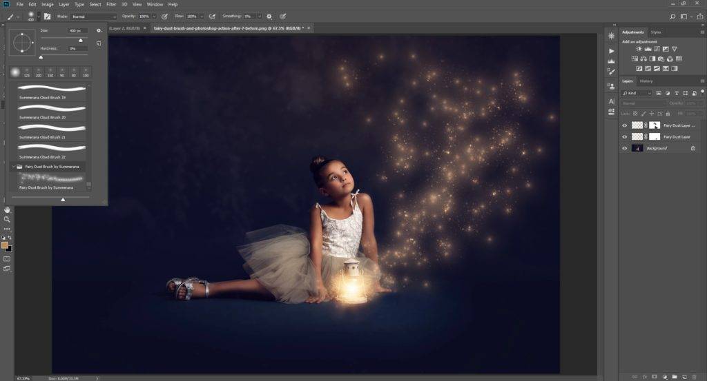 How To Install And Use Photoshop Brushes - Summerana - Photoshop