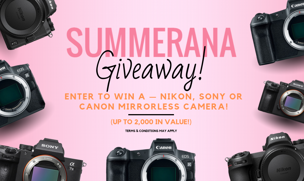 End of Summer Camera Giveaway & Sale Summerana Actions
